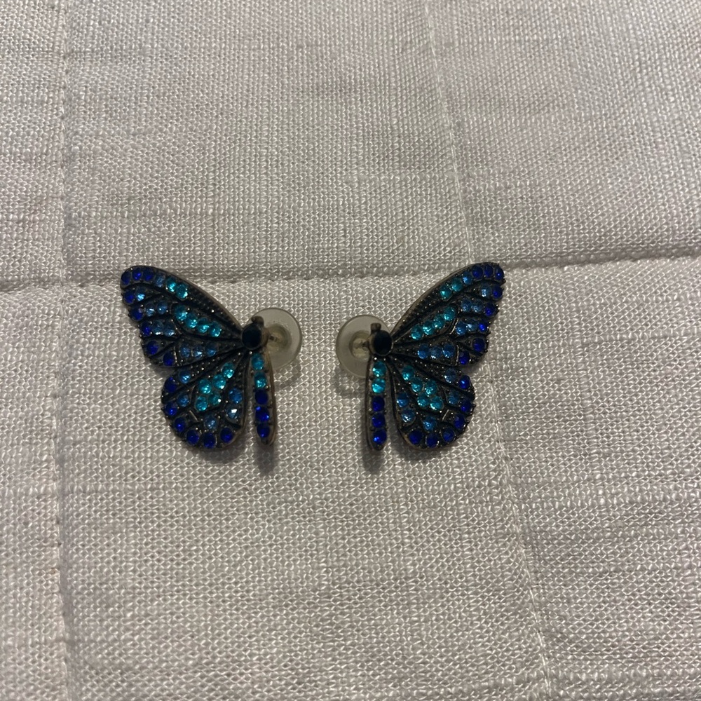 Vintage butterfly earrings